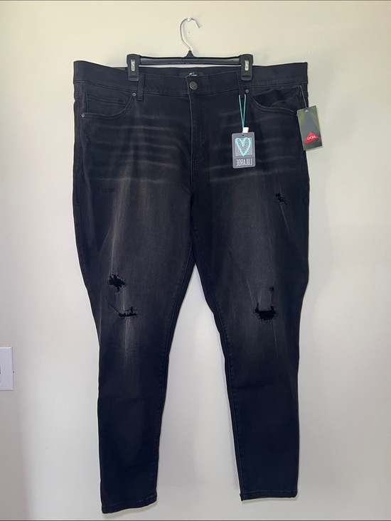 LuLaRoe Denim - LuLaRoe Black Distressed Skinny Jeans